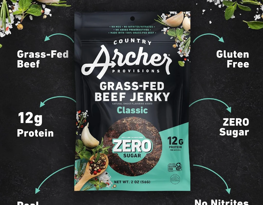 Archer Grass-Fed Zero Sugar Beef Jerky