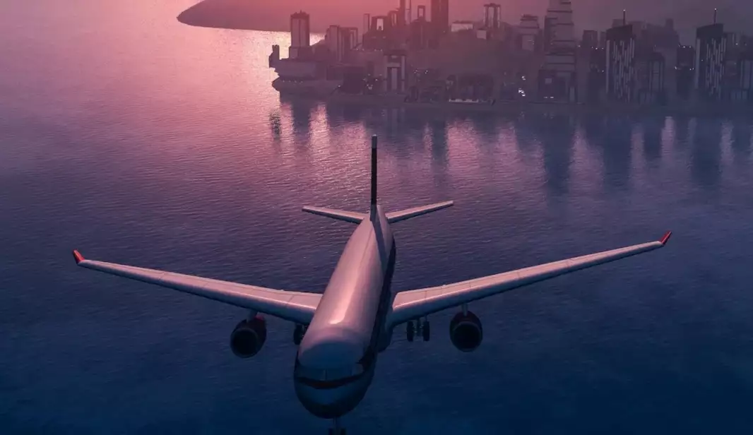 An Airplane takeoff