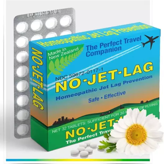 Miers Labs No Jet Lag Homeopathic Jet Lag Remedy, Blue 32 Count